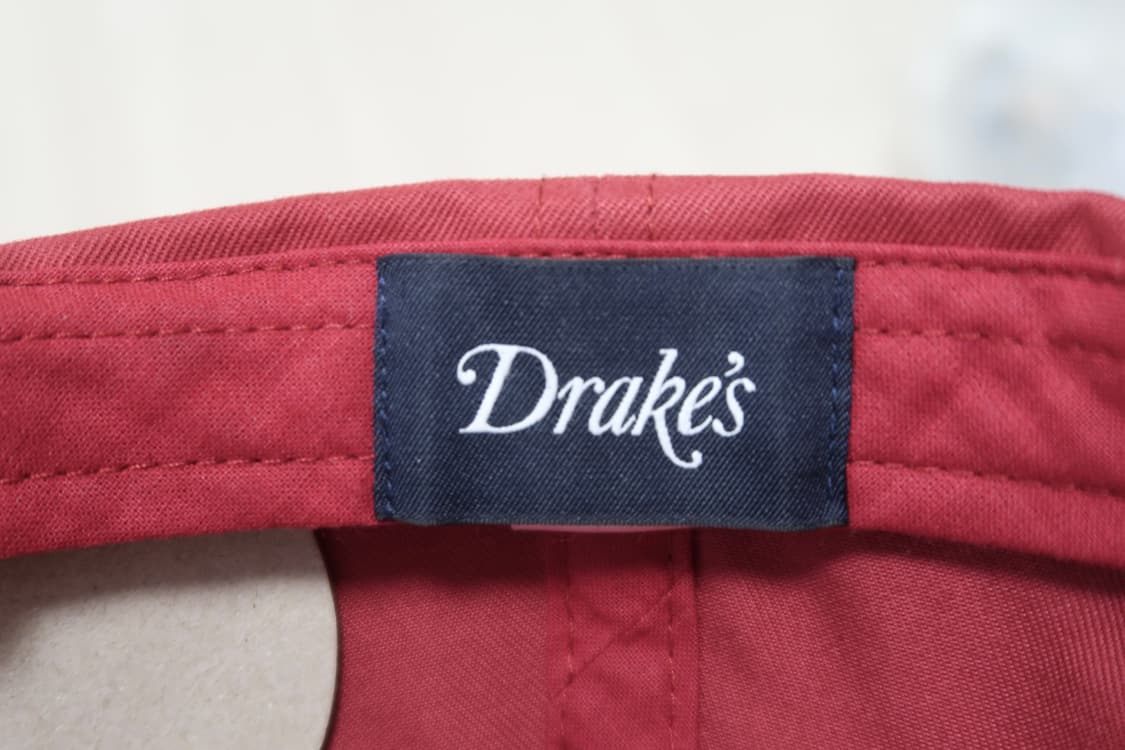 드레익스 drake's 볼캡 77 베이스캡 레드 상품이미지10