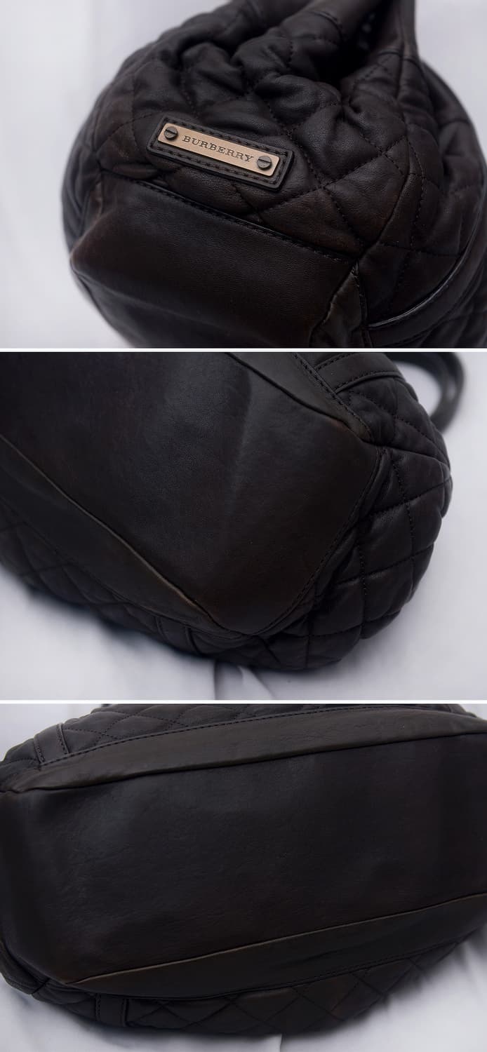 버버리 비튼 퀼팅 램스킨 벨티드 레더 빅호보백 (토트.숄더)ㅠ 상품이미지8