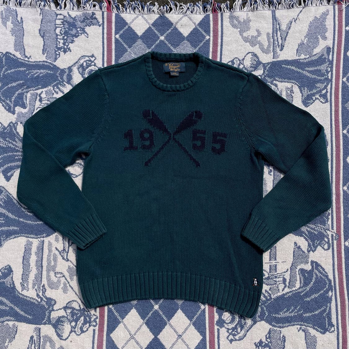 빈티지 패턴 니트 상품이미지1