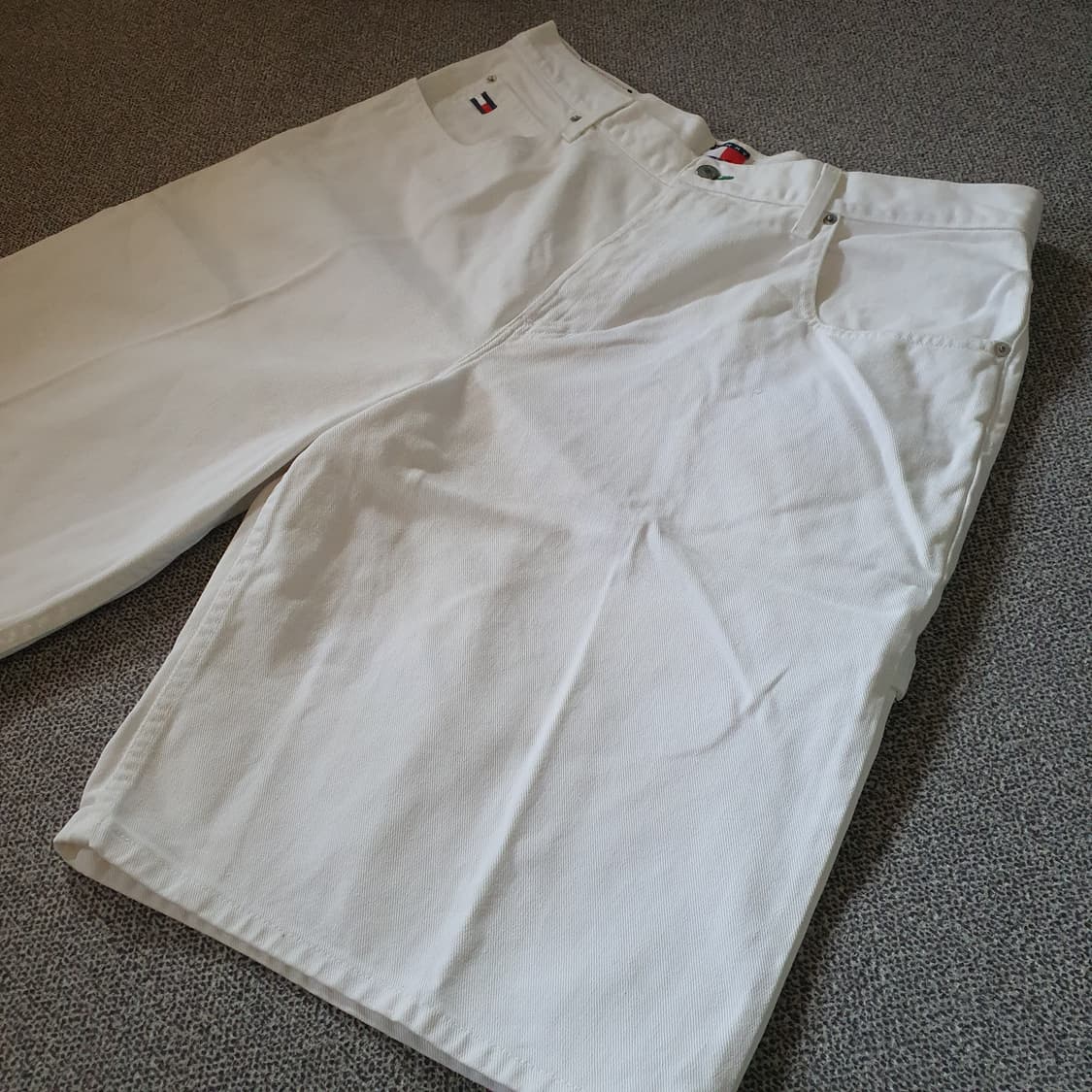 90s타미 힐피거 빈티지 카펜터 데님 숏팬츠 상품이미지3