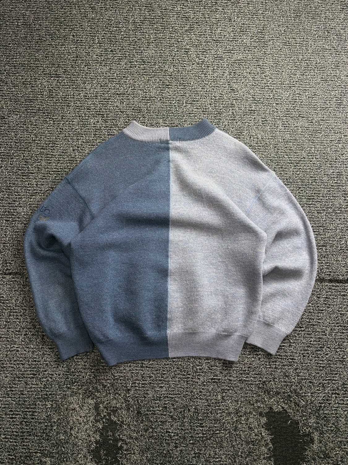 90s 겐조 아카이브 스팰아웃 디테일 배색 니트 3329 상품이미지5