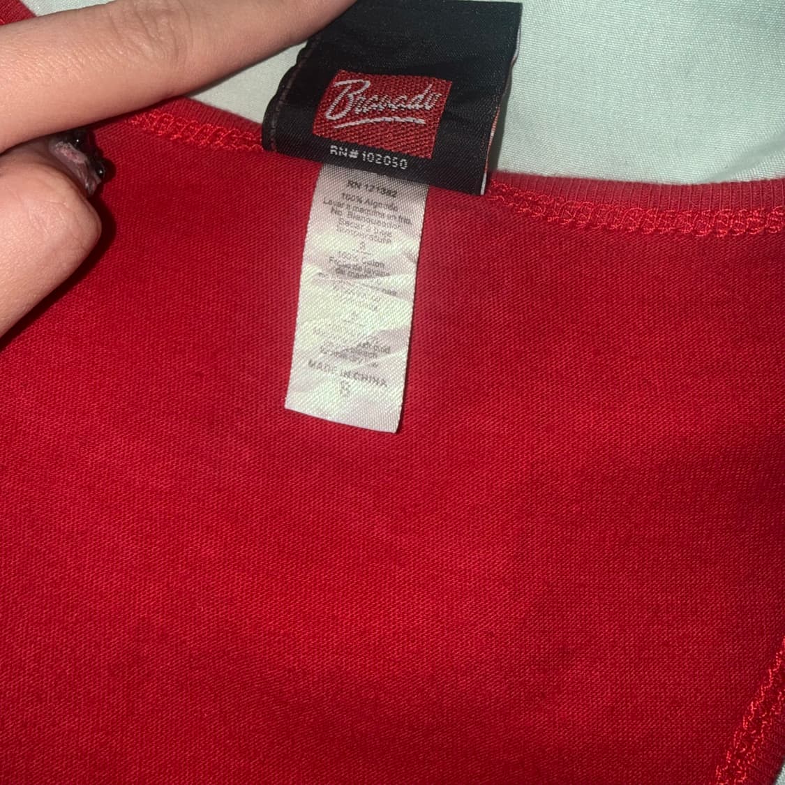 할리데이비슨 y2k 레드 슬리브리스 나시 민소매 상품이미지3