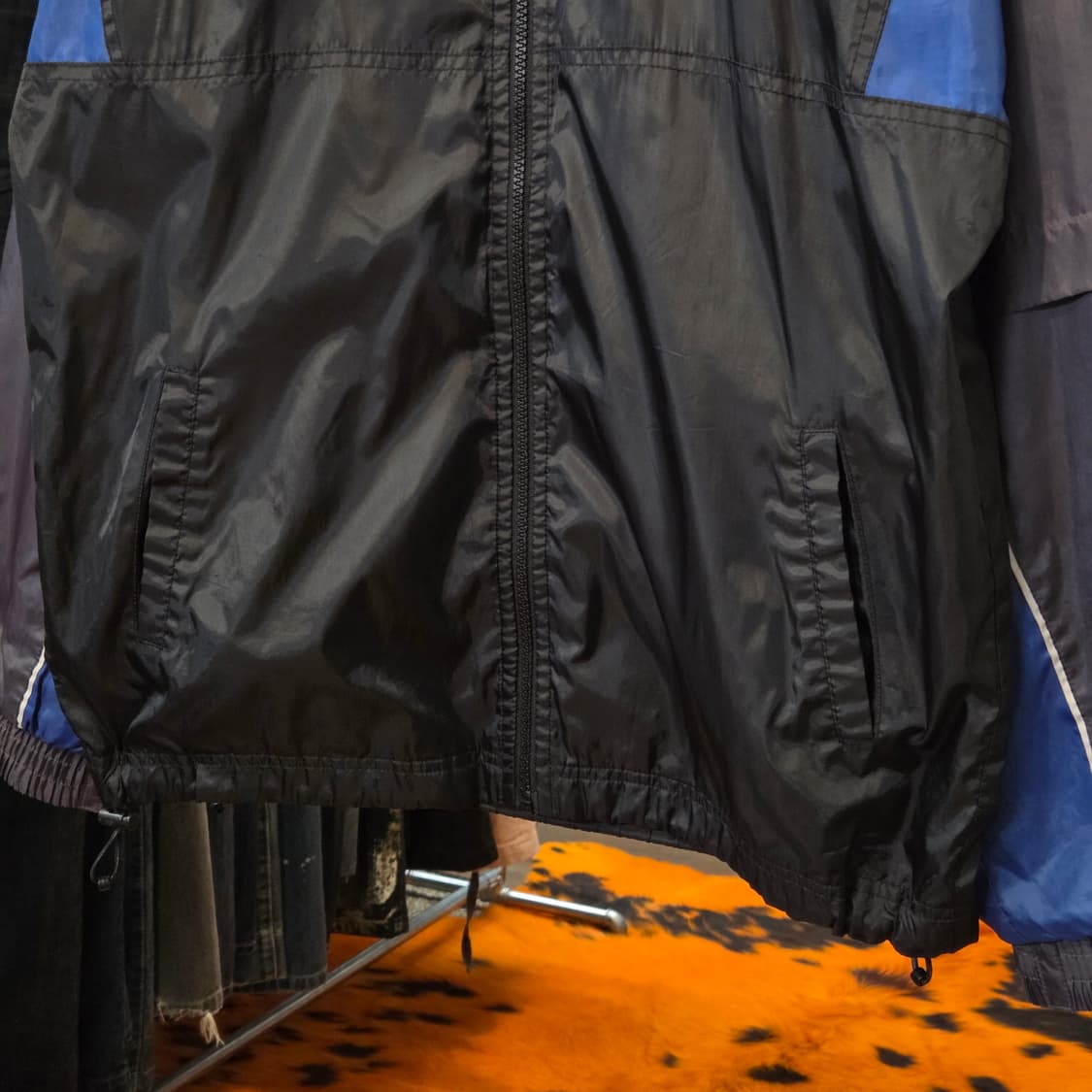 아디다스 올스쿨 블랙 블루 바람막이 자켓 상품이미지5