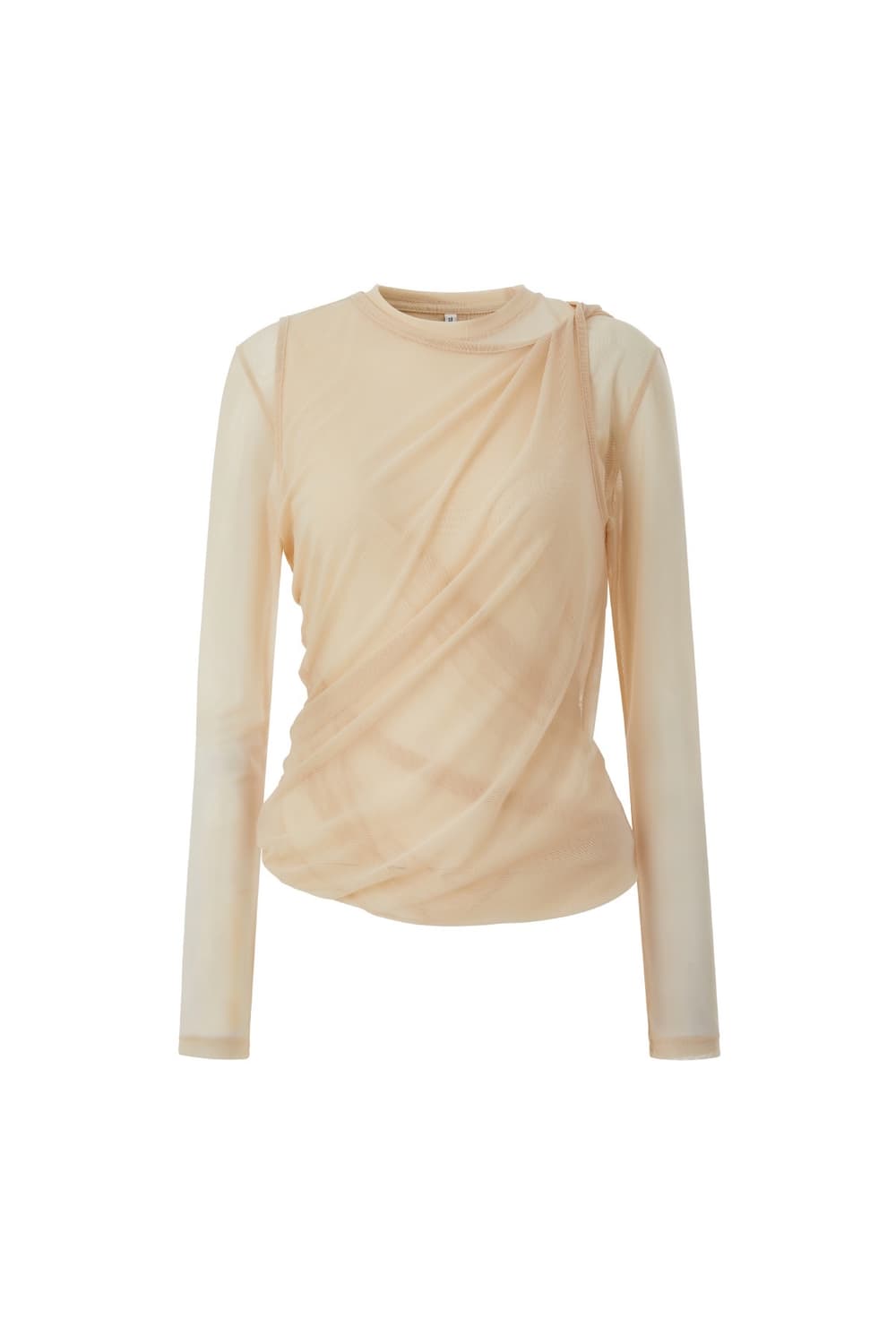 Teak 티크 레이어드 메쉬 탑 mesh top 상품이미지4
