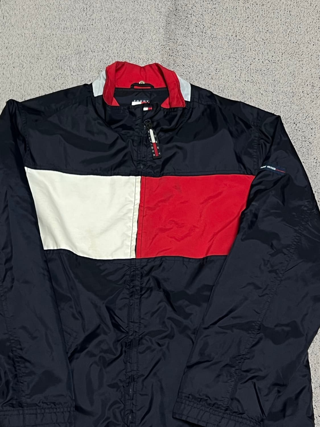 (XL) 타미힐피거 올드스쿨 빅로고 바람막이 상품이미지2