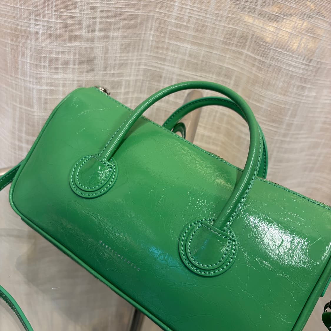 정품 마지셔우드 크링클백 그린     상품이미지5