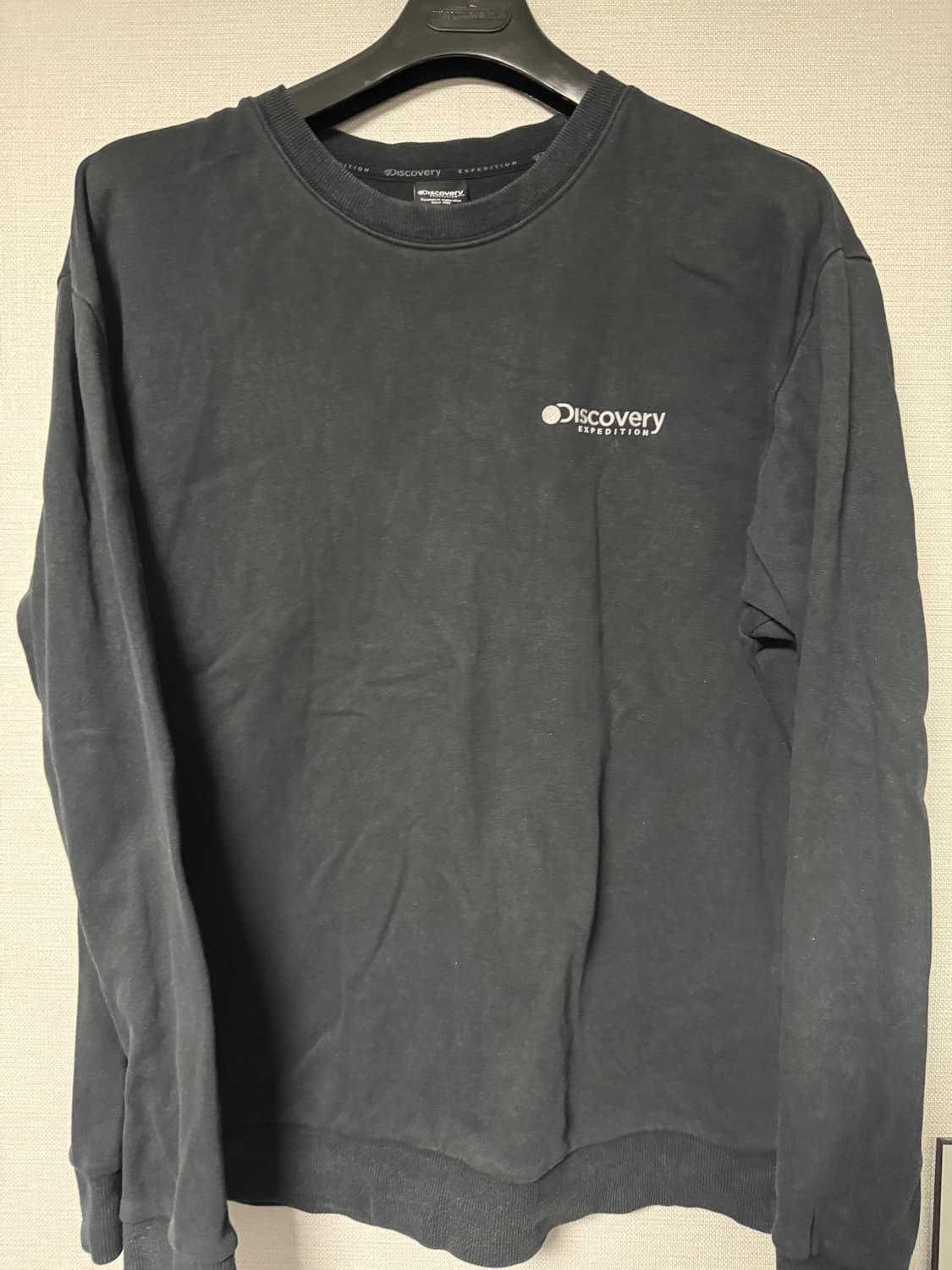 디스커버리 블랙 맨투맨 xxl 상품이미지1