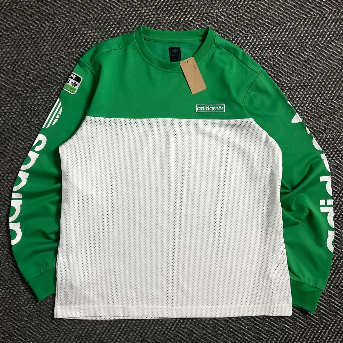 아디다스 올드스쿨 스펠로고 메쉬 트레이닝 탑y 4985 상품이미지2