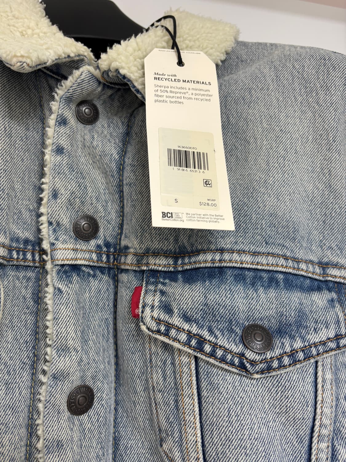 리바이스 쉐르파 데님 자켓 S 상품이미지2