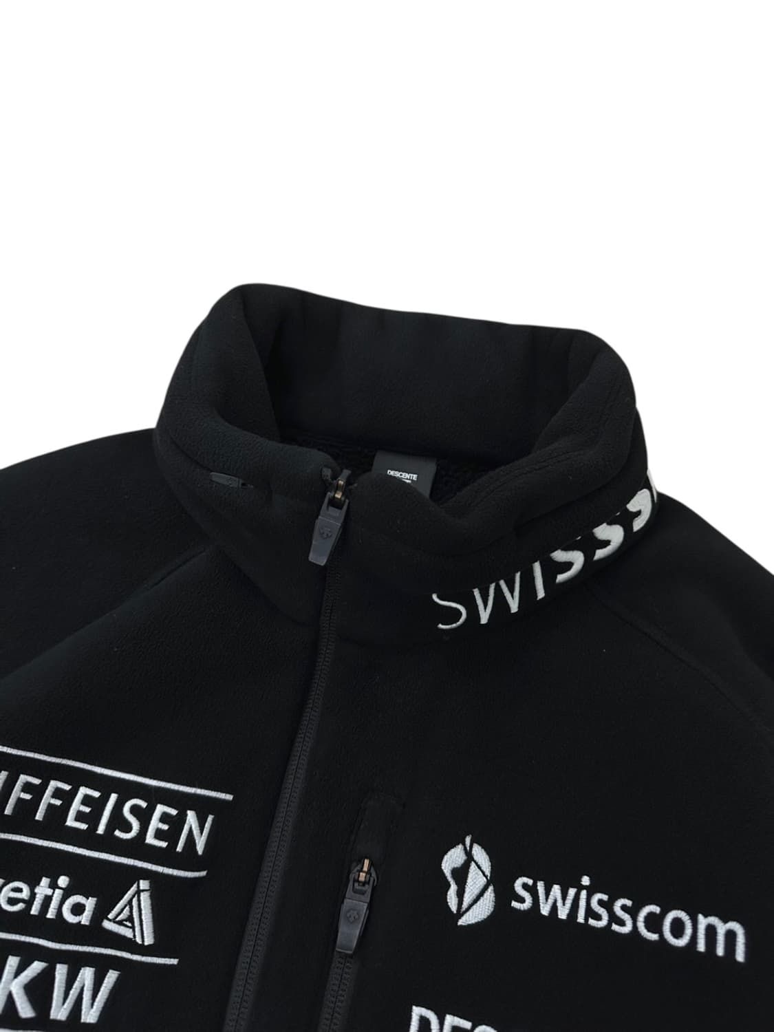 데상트 아우디 플리스 후리스 블랙 (2XL) 상품이미지4