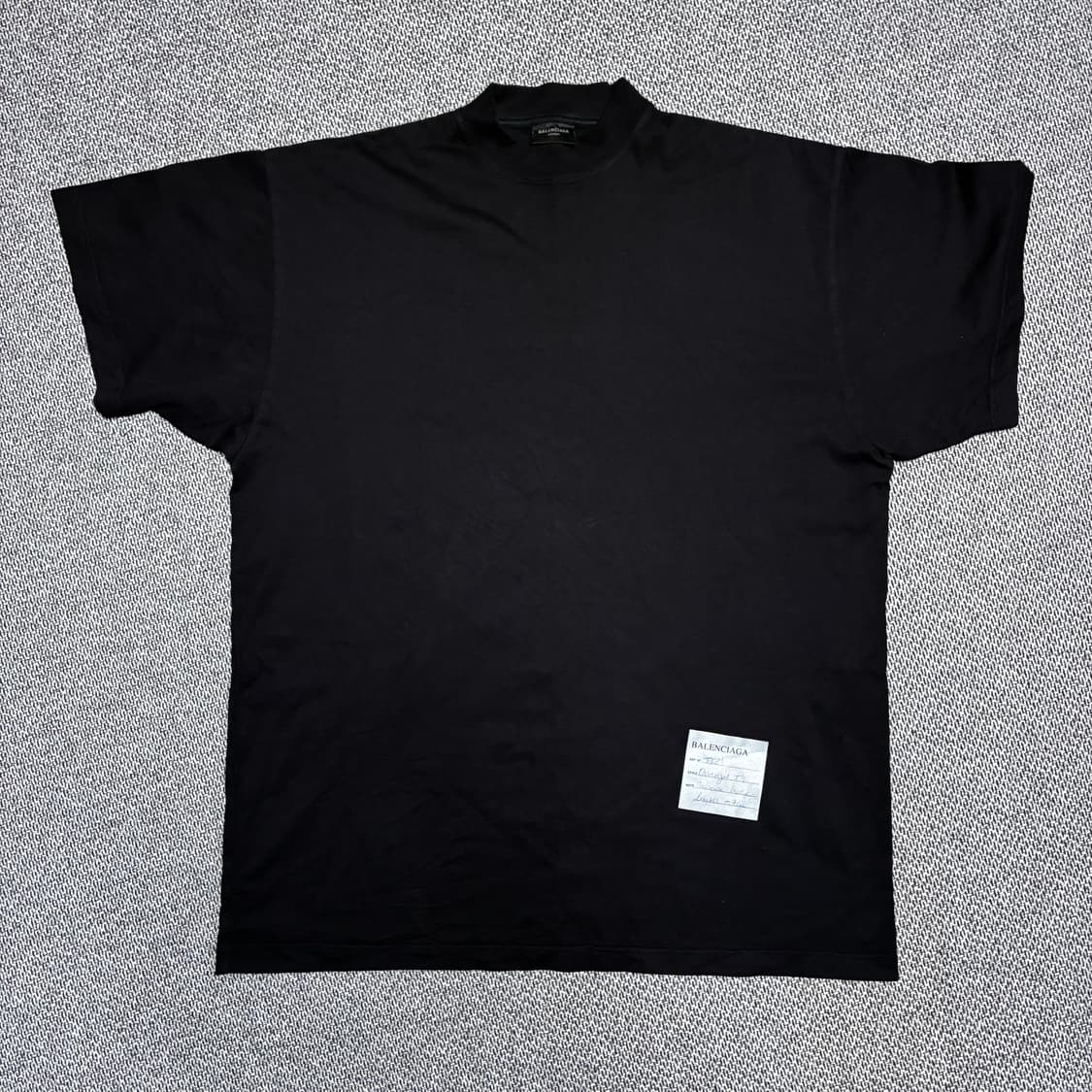 [1] 발렌시아가 포스트잇 오버사이즈 티셔츠 상품이미지1