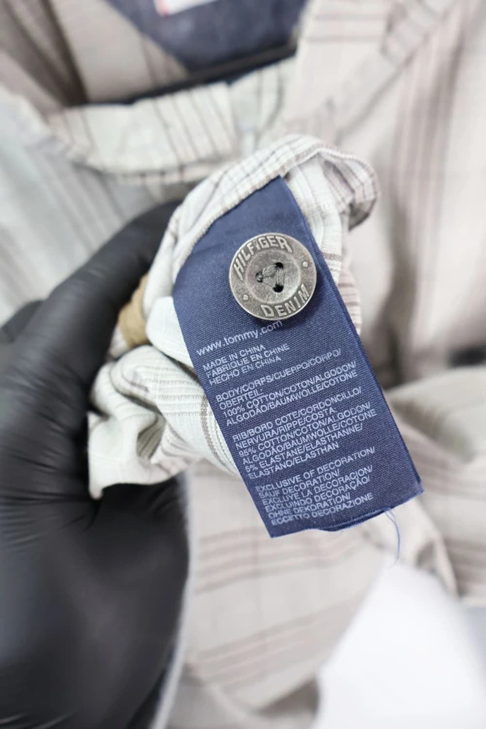 타미힐피거 체크 라이트 집업 재킷 상품이미지7