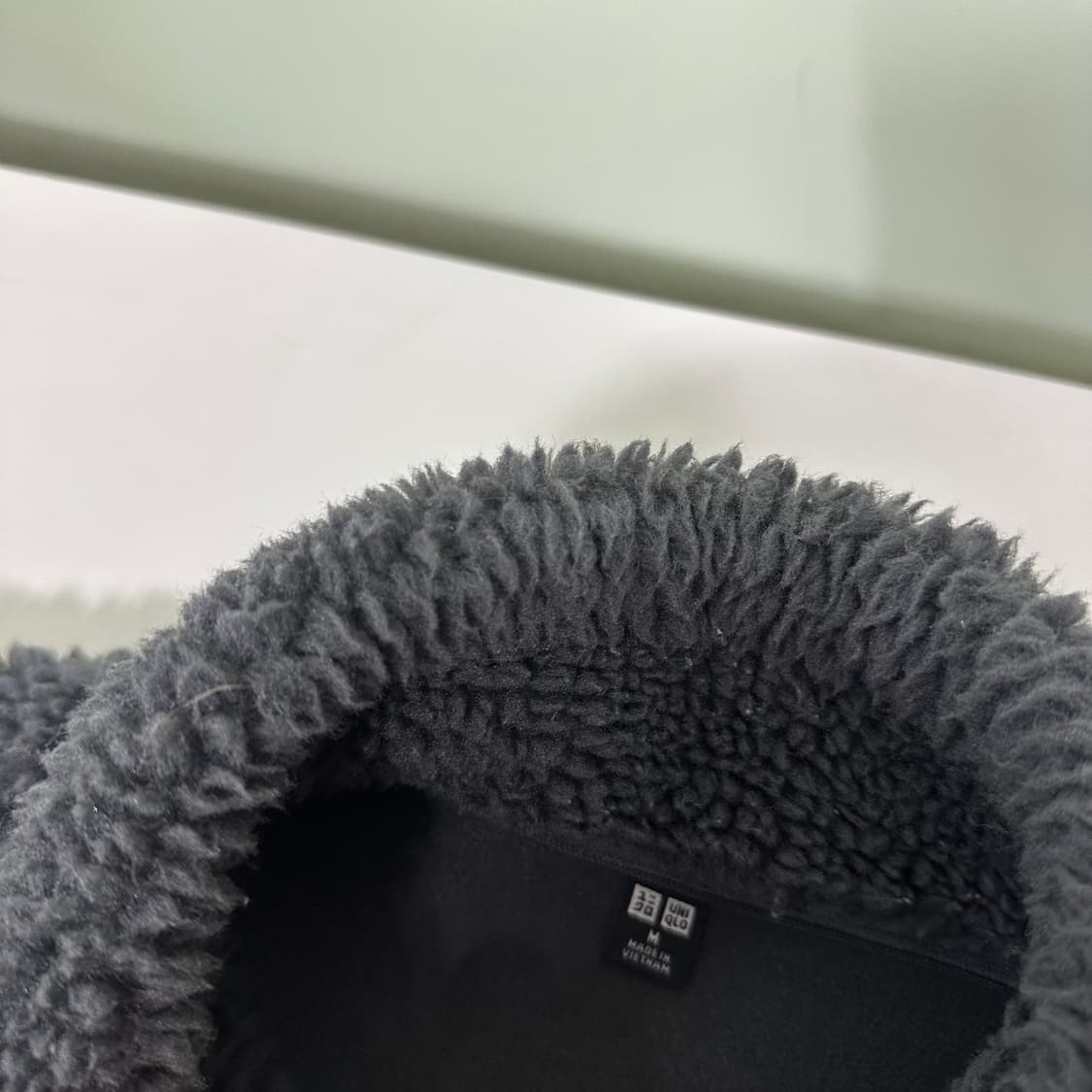 M 유니클로 진그레이 나일론배색 플리스자켓 상품이미지4