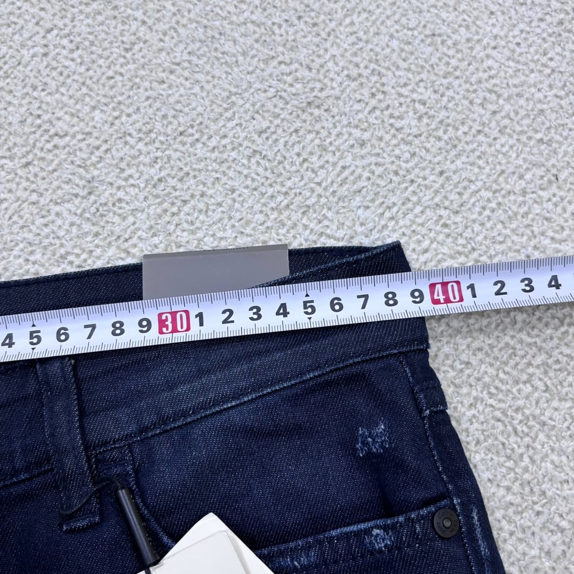 W30 L32 새상품 캘빈클라인 스트레이핏 데님 팬츠 0506E 상품이미지7