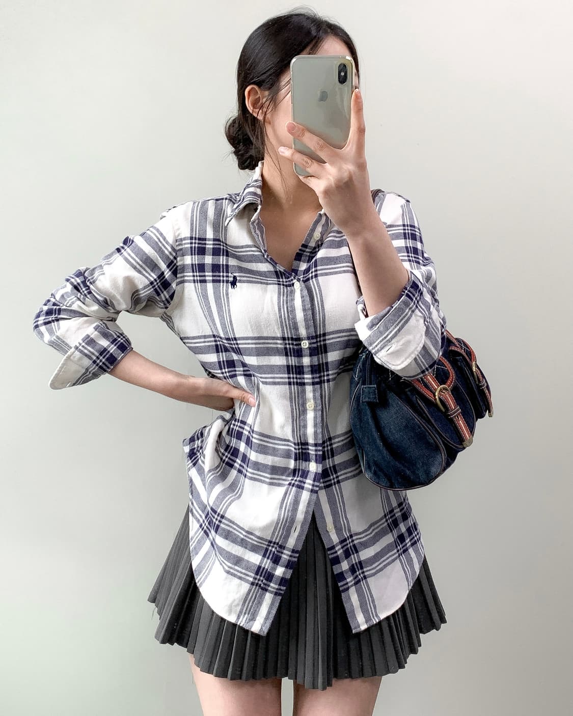 폴로 체크 셔츠  상품이미지2