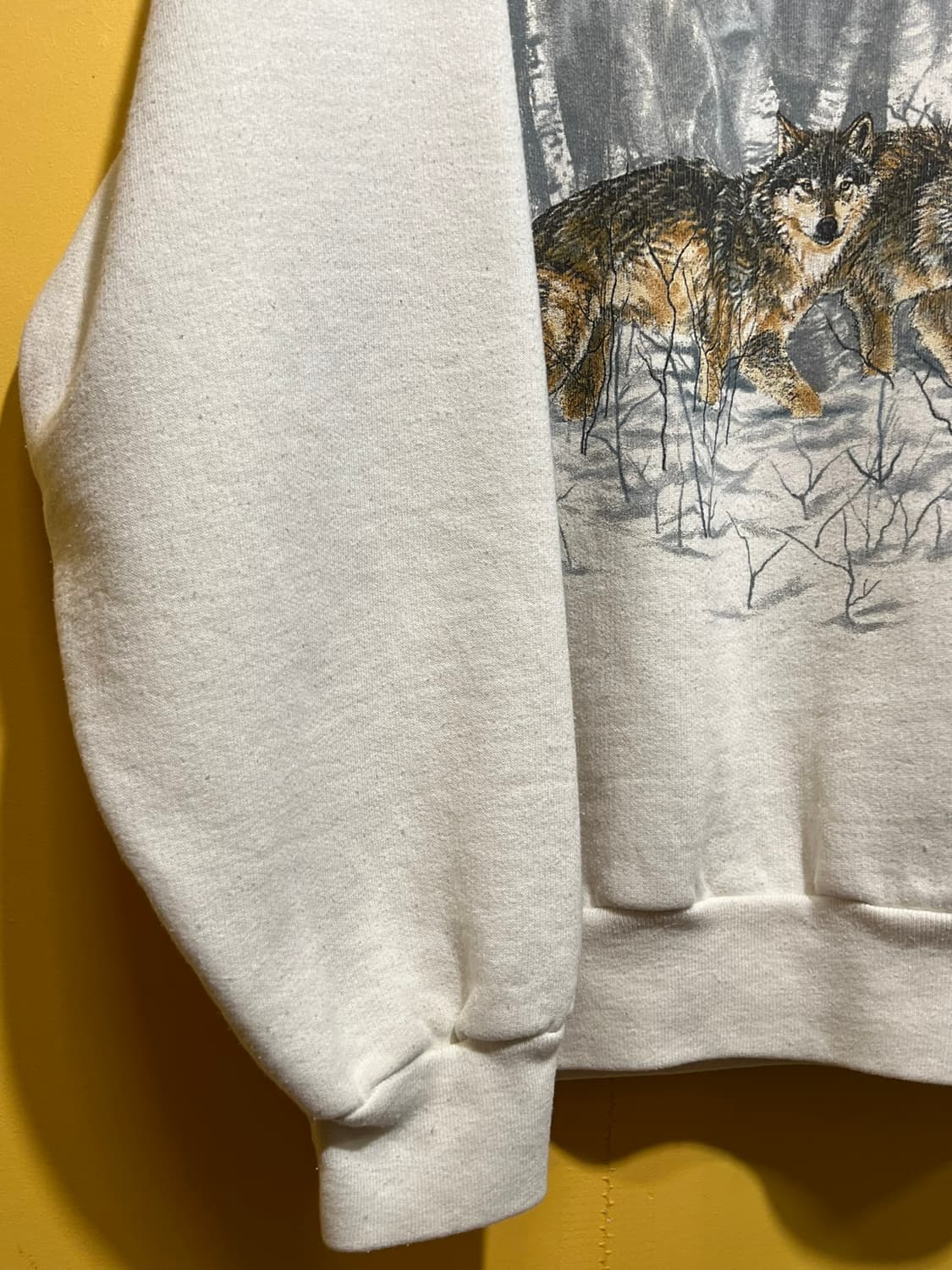 90s [S] Harlequin Nature 울프 그래픽 빈티지 맨투맨 상품이미지4