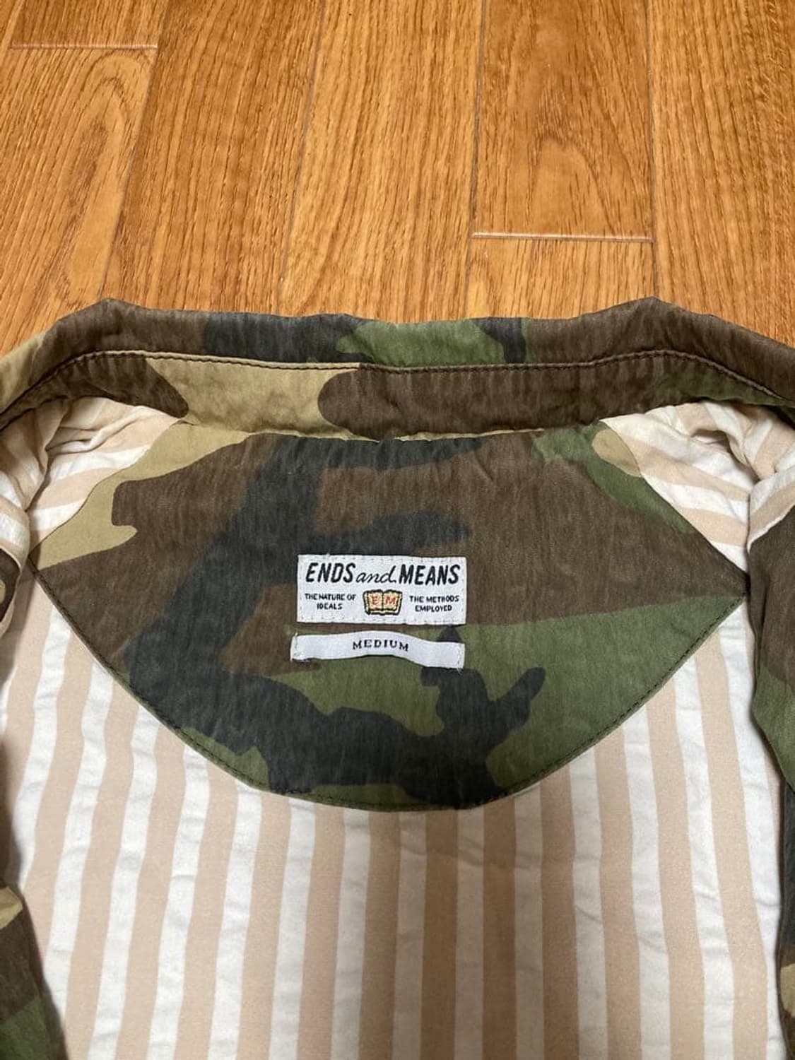 빈티지 엔드엔즈민즈 카모 패턴 코치 자켓 상품이미지2