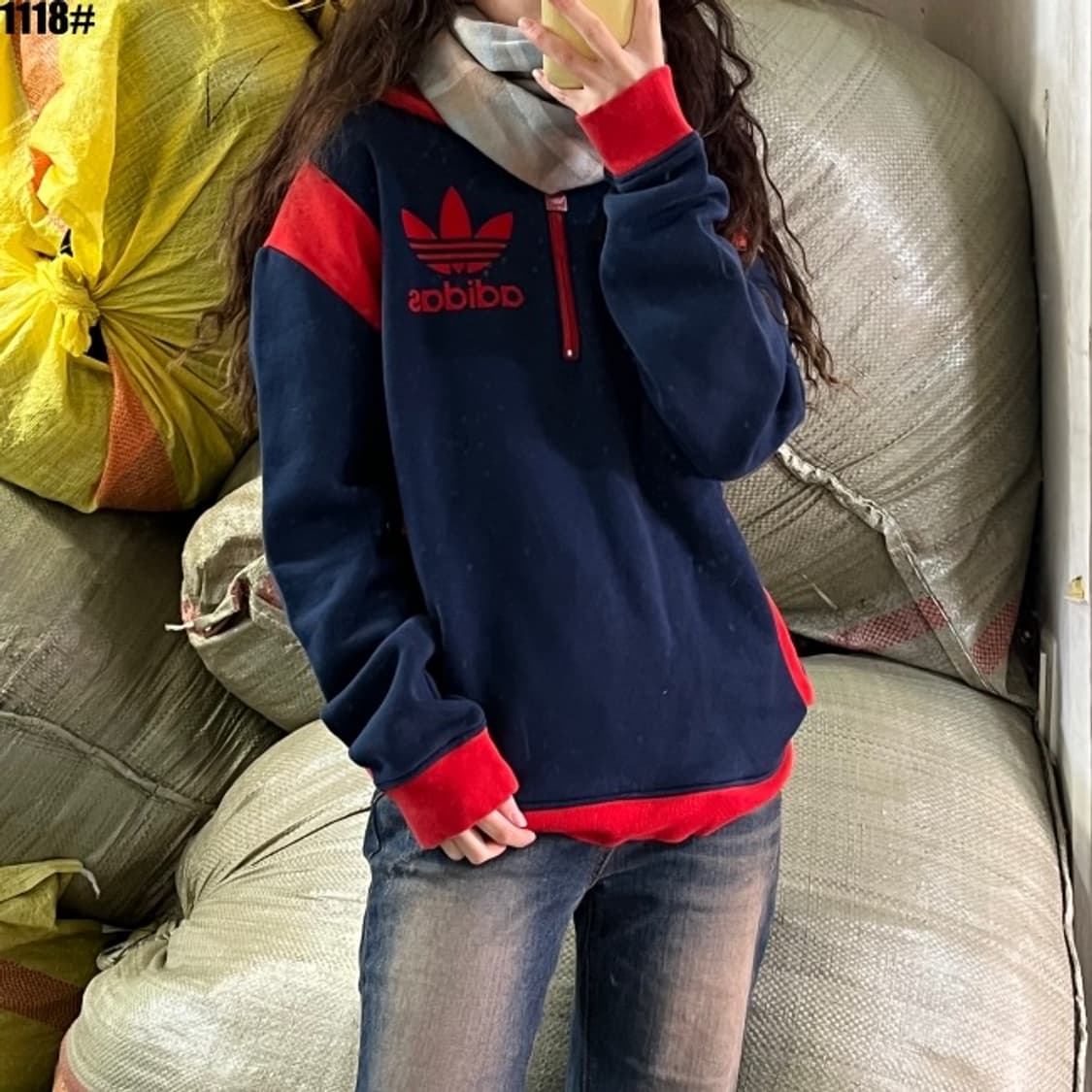 아디다스 파이어버드 반집업 상품이미지4