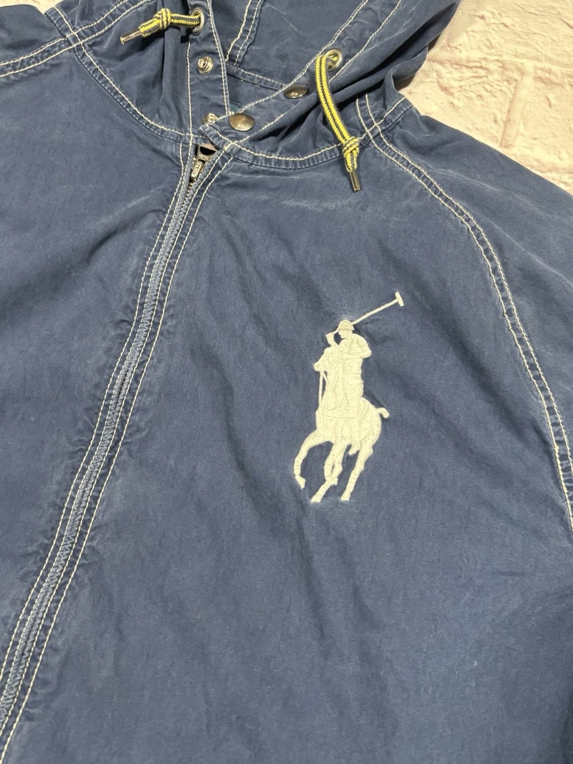 00s 폴로 랄프 로렌 빅 포니 후드집업 자켓 2XL 상품이미지2