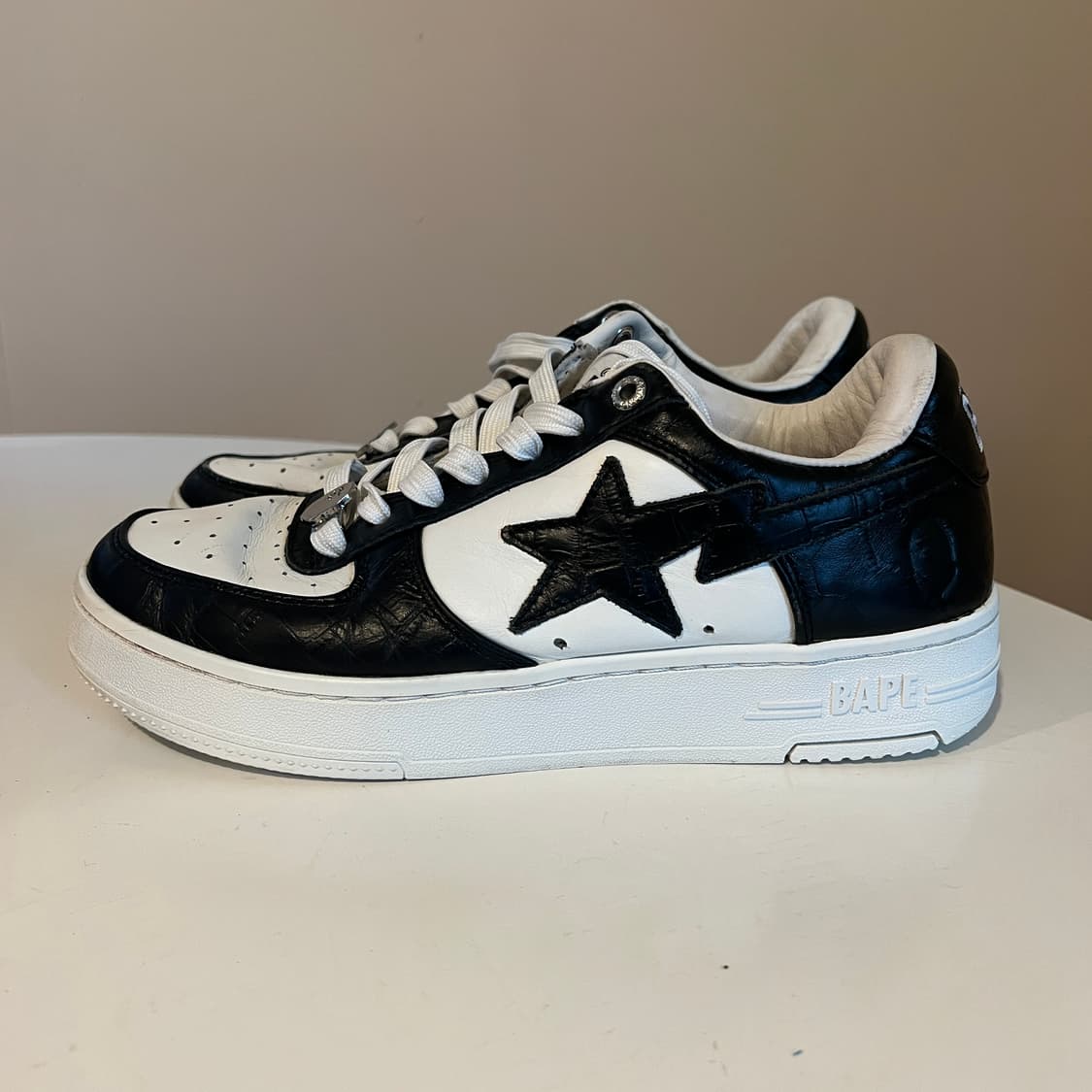 베이프 스타 #3 블랙 화이트(BAPE Sta #3 Black White 상품이미지2