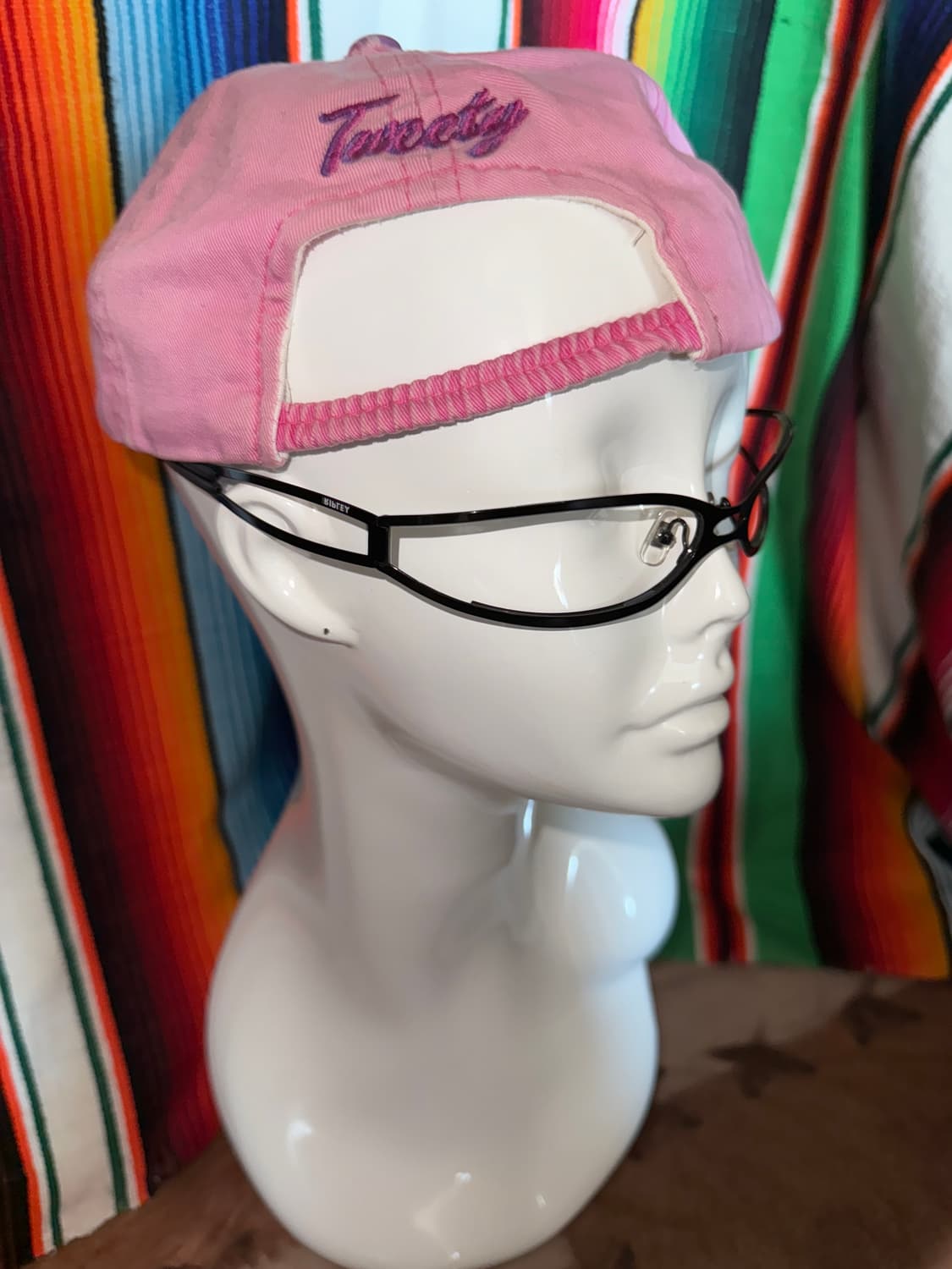 Black two oval frame curved Glasses 상품이미지2