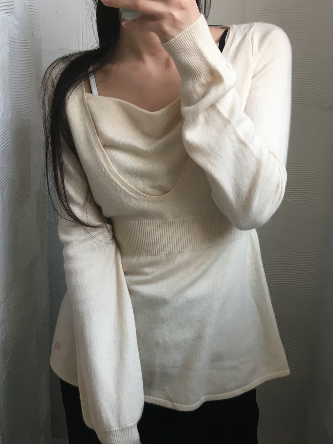 Burberry 버버리 블루라벨 아이보리 니트 상품이미지3