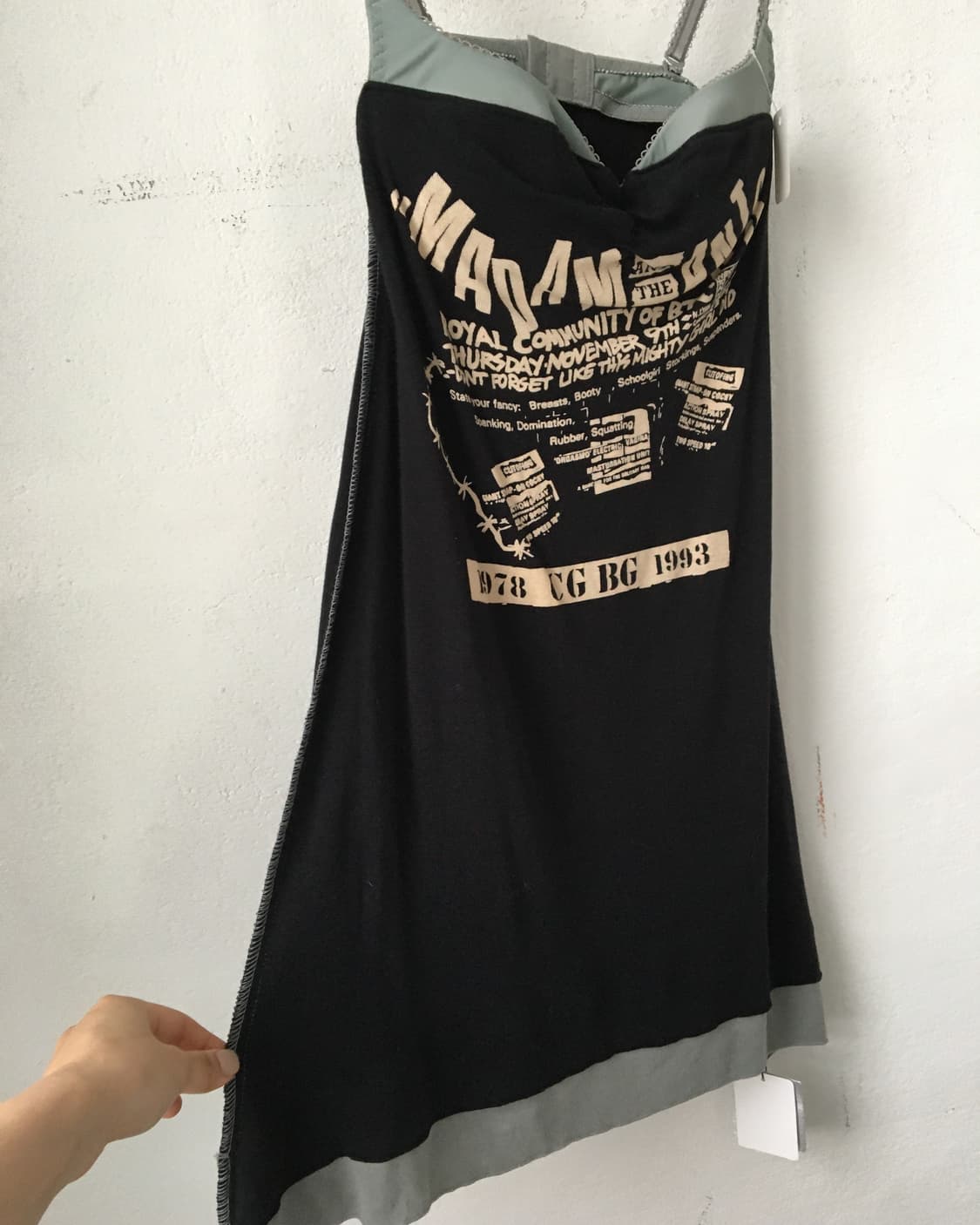 Layered point printing sleeveelss 상품이미지3