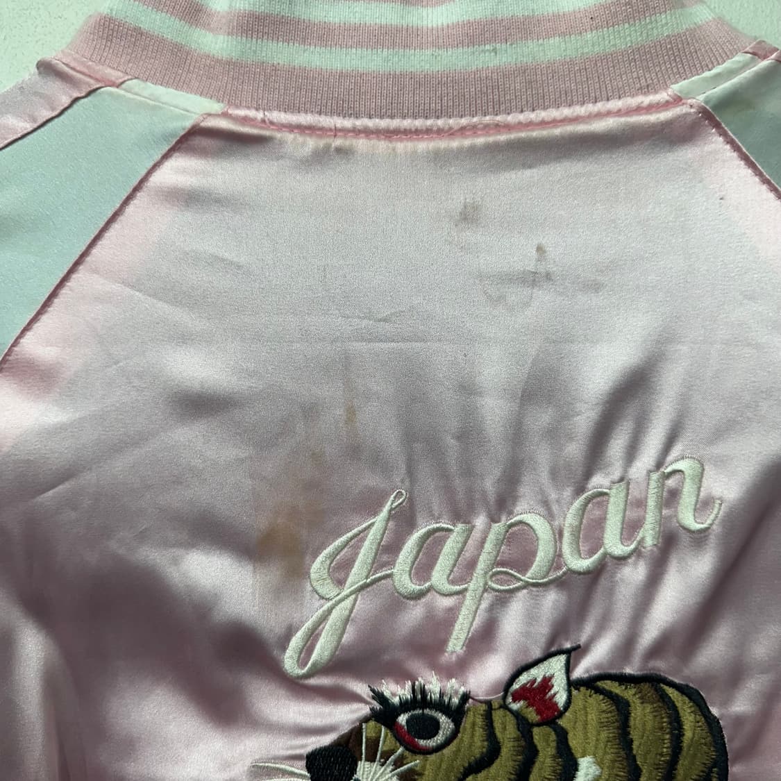 일본 빈티지 리버시블 벨벳 스카쟌 상품이미지10