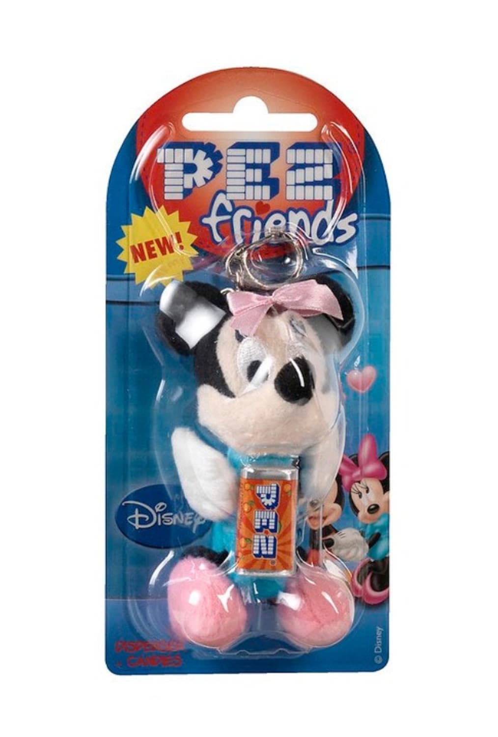 PEZ 키링, 키티, 미니마우스 인형 키링 디스펜서 상품이미지3