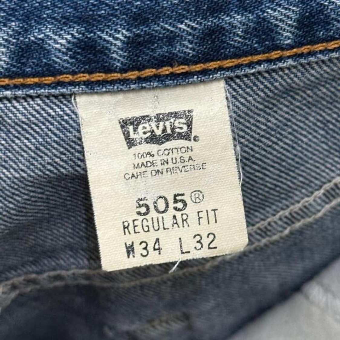  00s 리바이스 505 허리33 밑단수선 상품이미지4