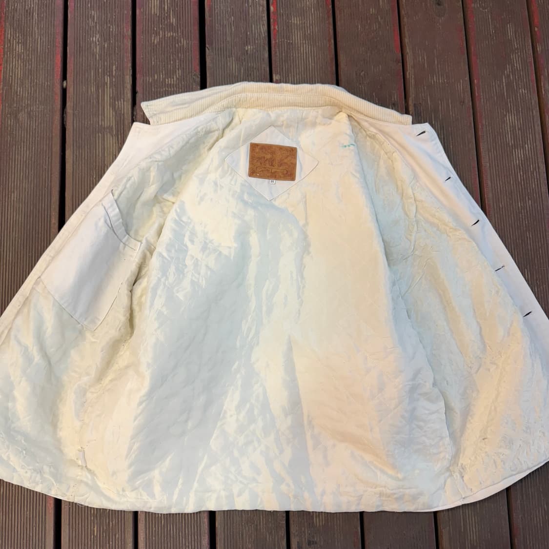 빈티지 화이트 초어자켓 상품이미지5