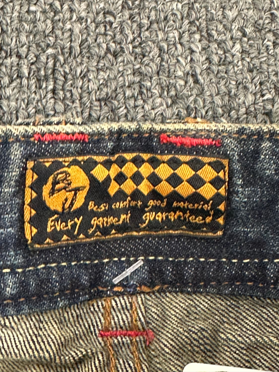 150)재패니즈 빈티지 여성 스티치 포켓 중청 데님팬츠 상품이미지5