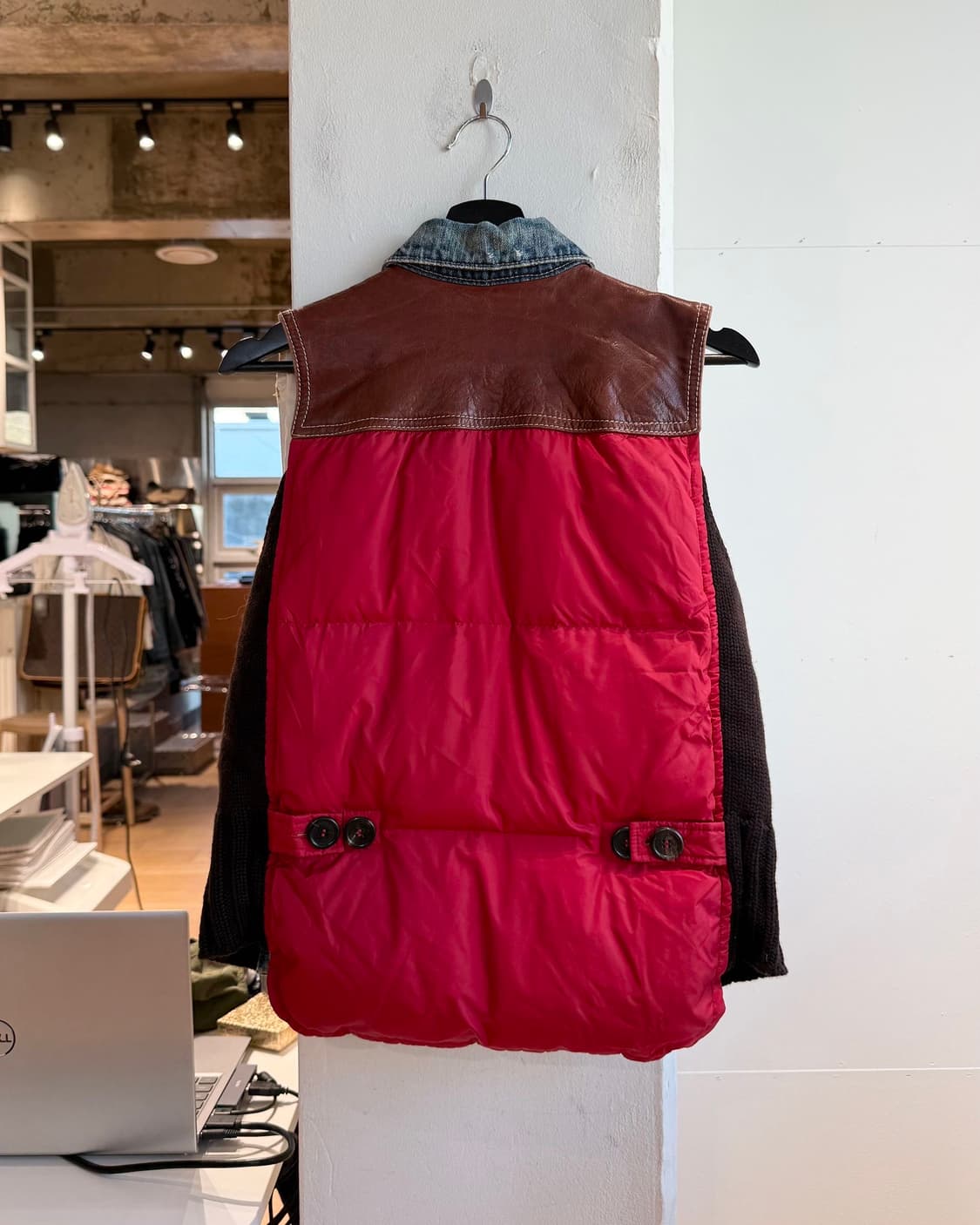 디스퀘어드2 데님 다운 베스트 자켓  상품이미지7