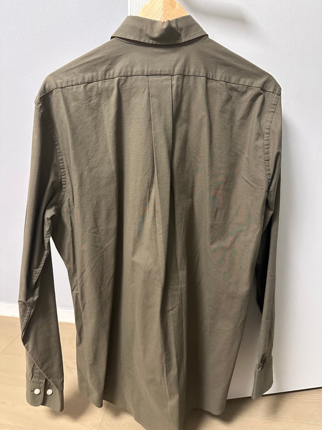 브룩스브라더스 카키 코튼 셔츠[L] 상품이미지3