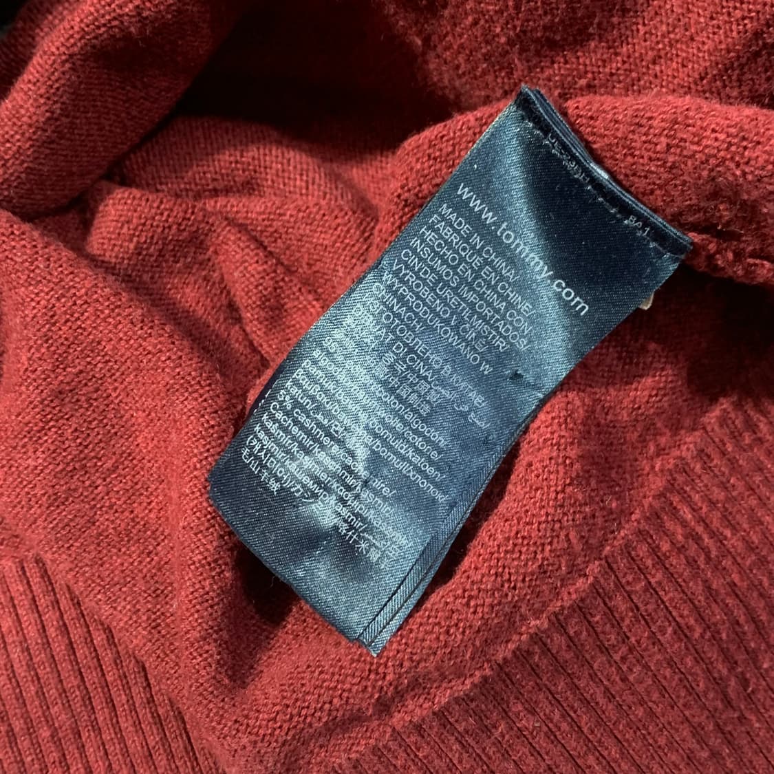 타미힐피거 니트 집업  상품이미지4