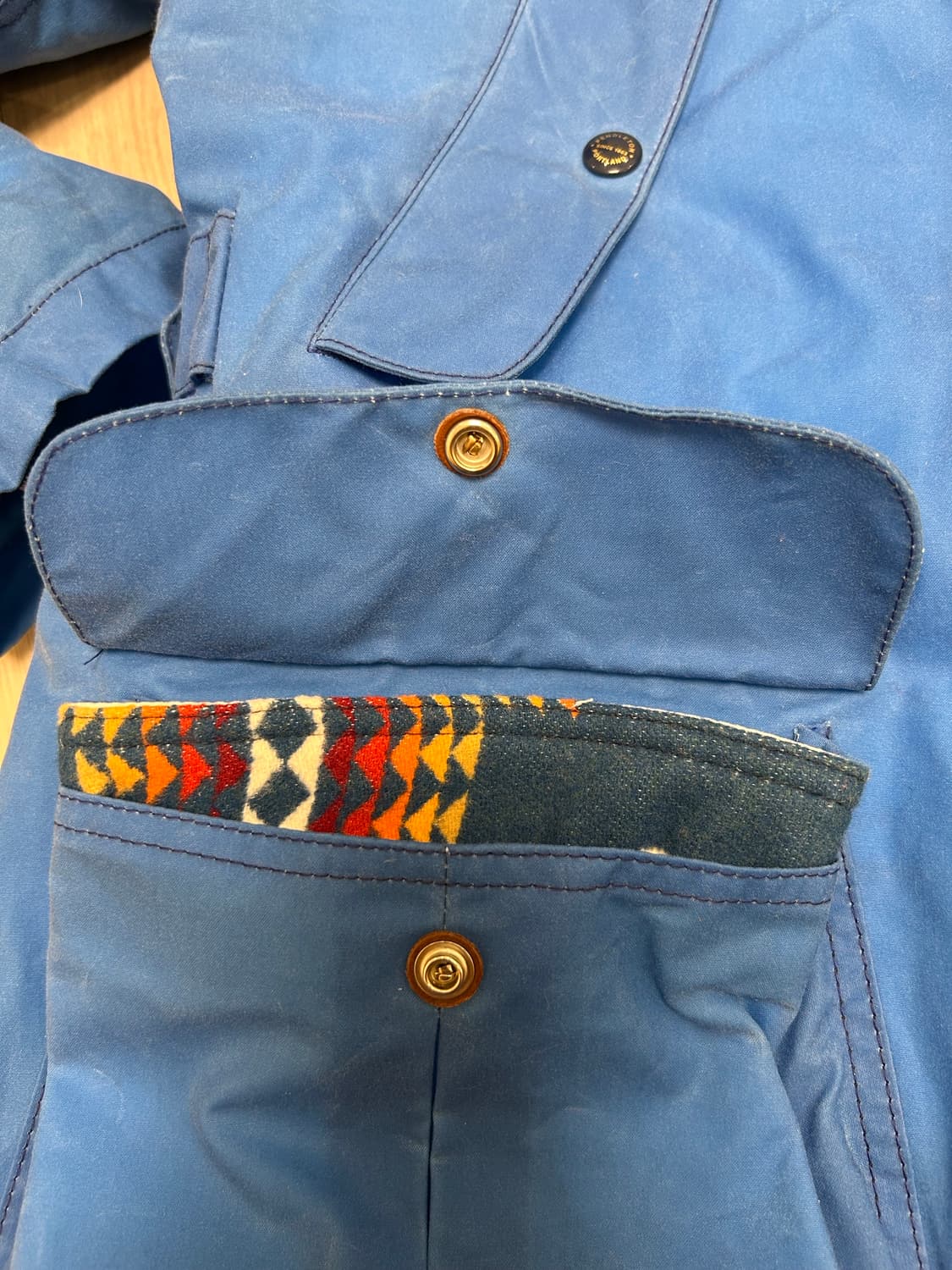 PENDLETON 후드 퍼 파카 블루 상품이미지9