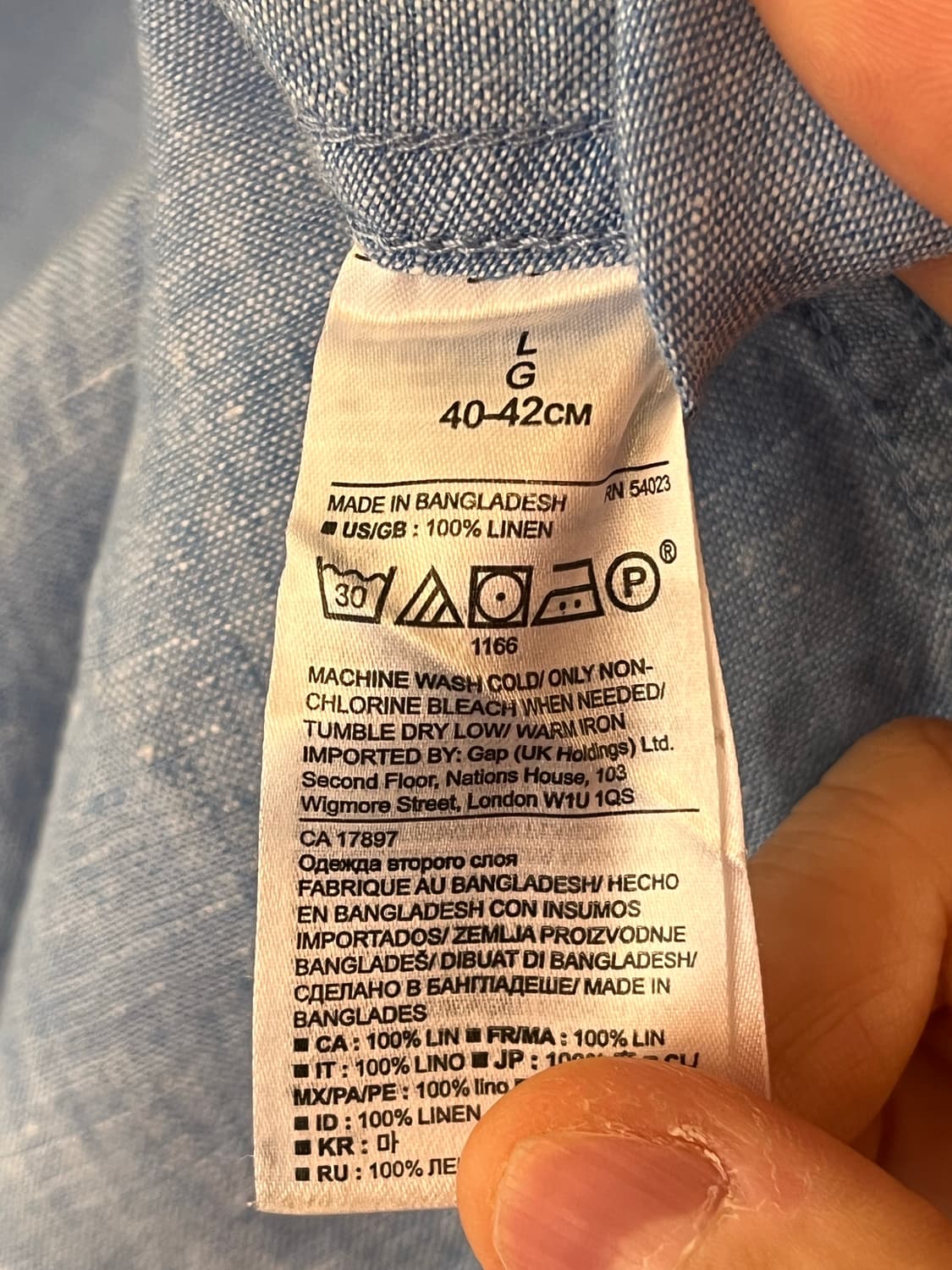 바나나리퍼블릭 린넨 셔츠 상품이미지4