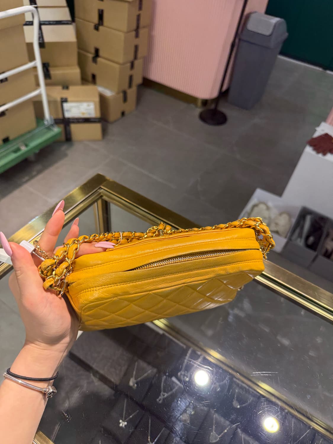 샤넬 빈티지 매듭 숄더백 상품이미지7