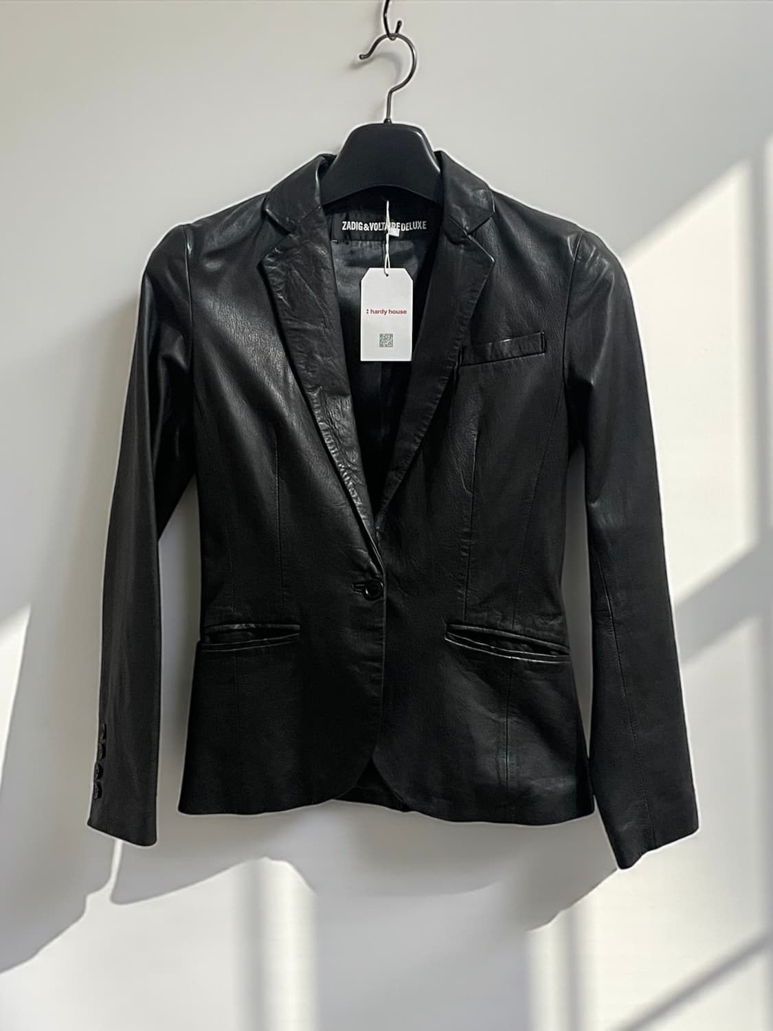 자딕앤볼테르 디럭스 바그 레더 블레이저 상품이미지1