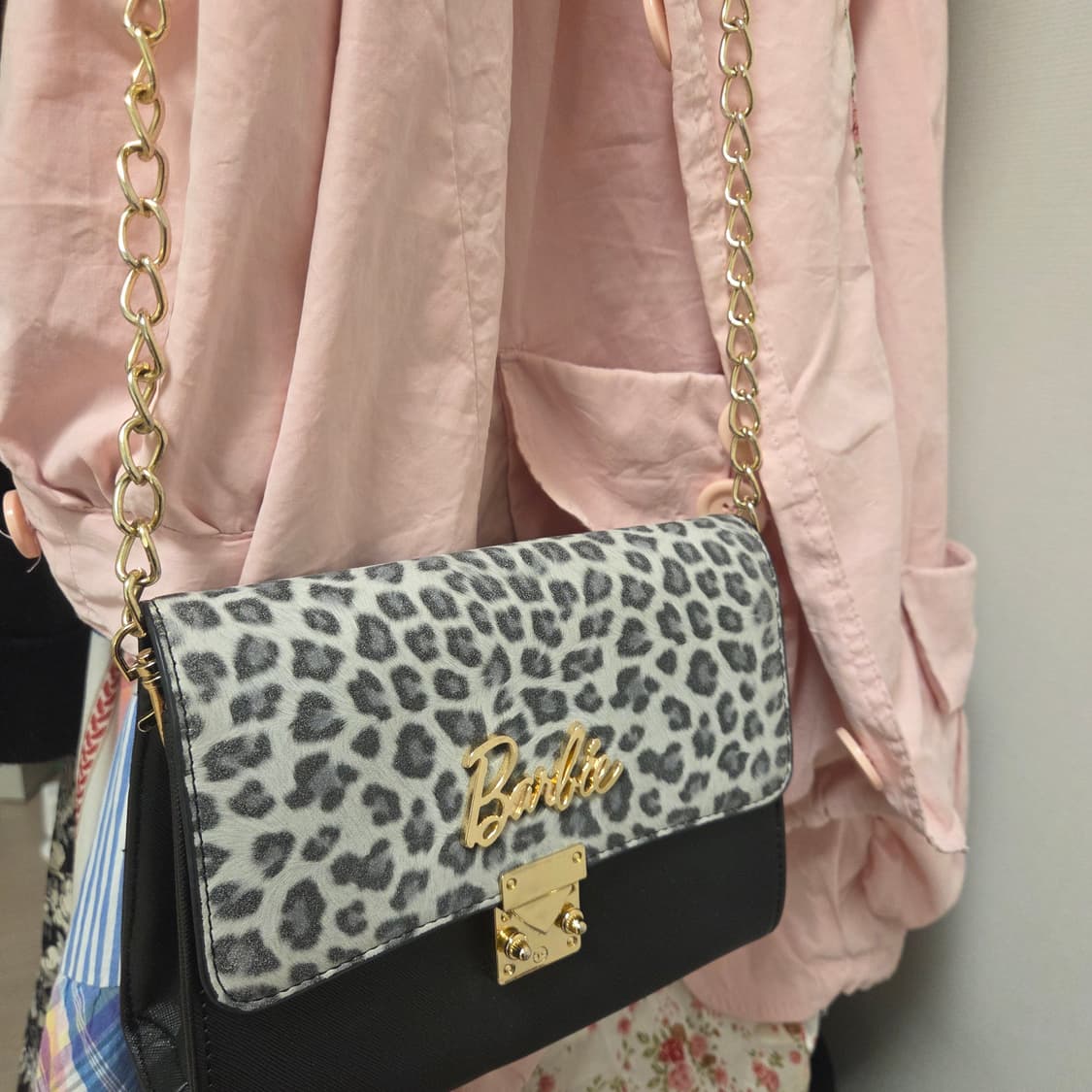 갸루 오네갸루 바비 호피 레오파드 백 상품이미지1