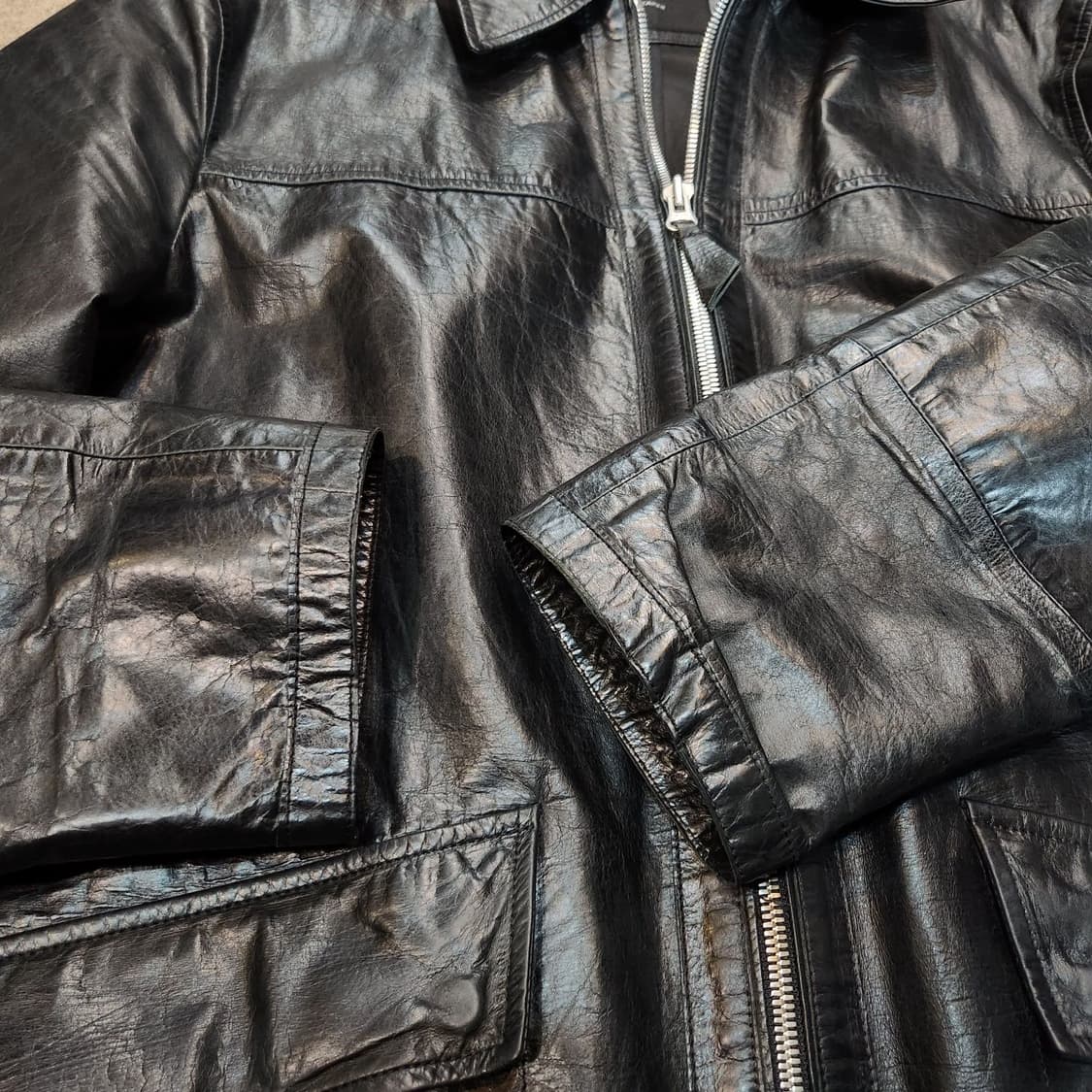 BEAKER 비이커 소가죽 카 코트 105 자켓 상품이미지9