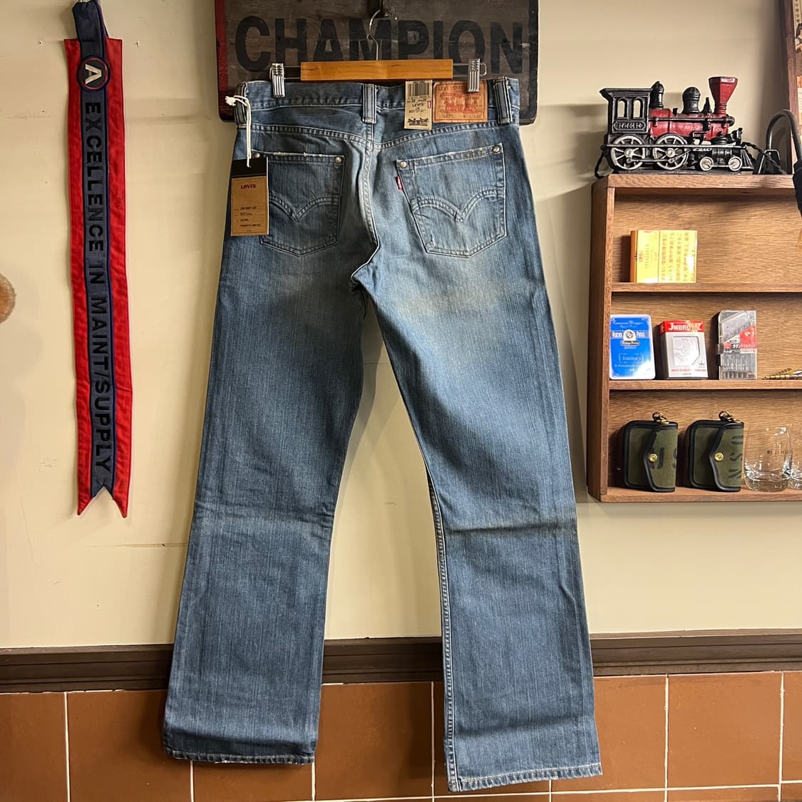 00's 리바이스 527 부츠컷 34 Size Mexico 데드스탁 상품이미지5