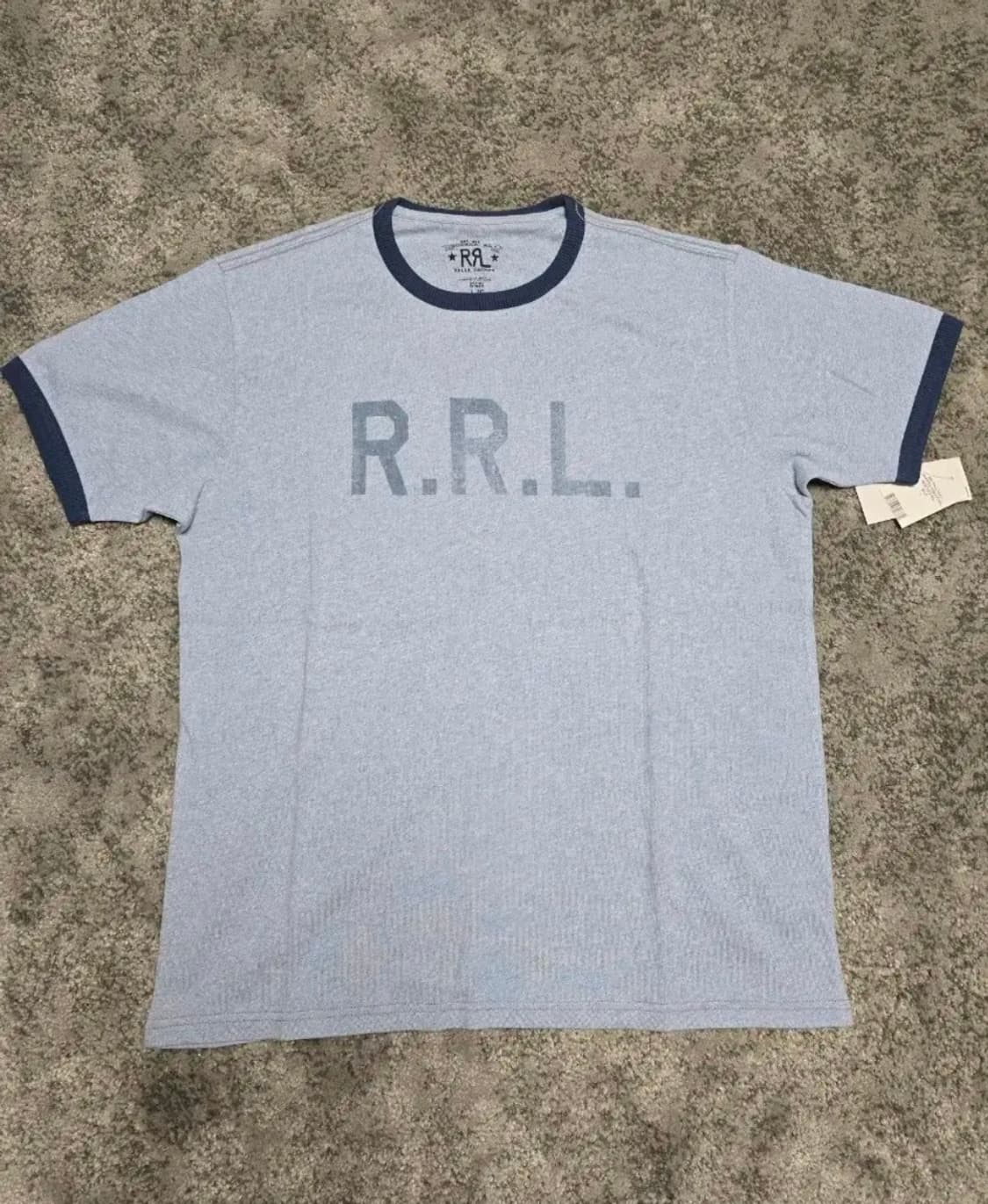 라지 ) RRL 링거티 택미제거 새제품 상품이미지1