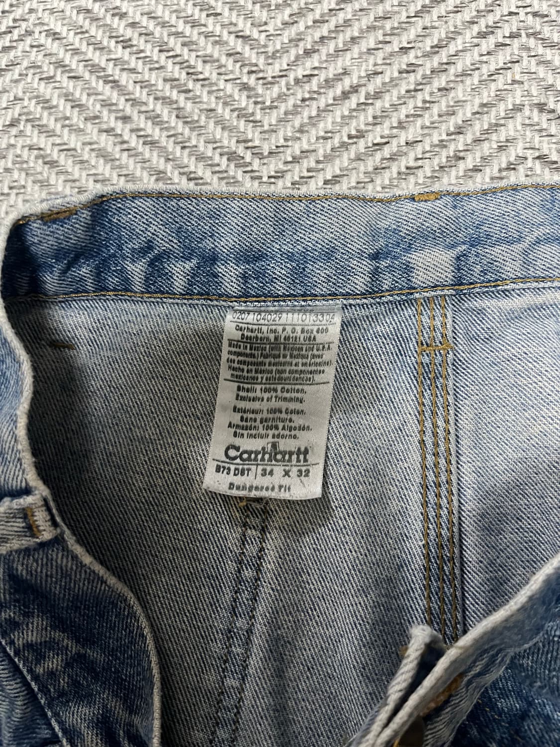 00s 칼하트 더블니 b73 34x32 상품이미지2
