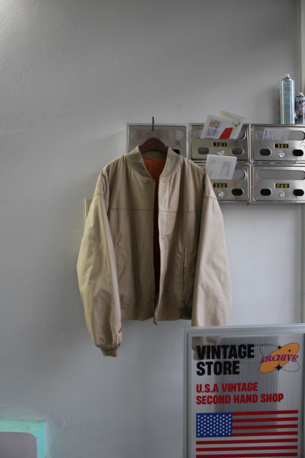  70s Thrashed MA-1 Talon zip Flight Jack 상품이미지7