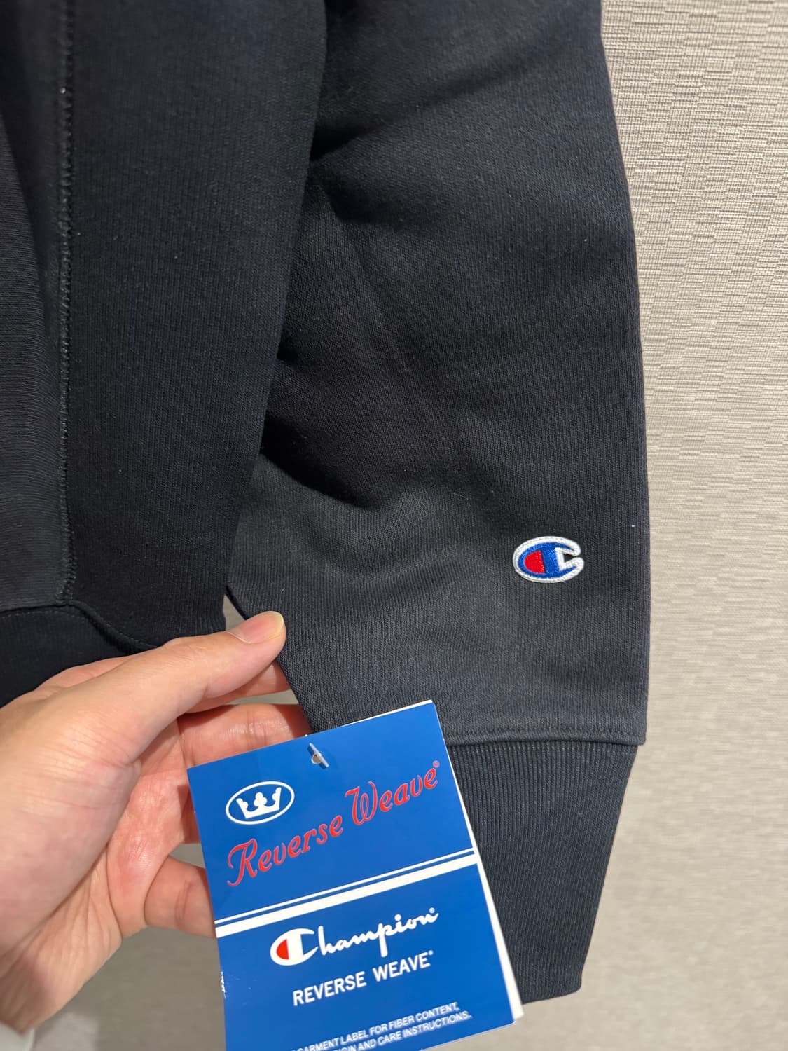 챔피언 리버스위브 블랙 판매해요~ 상품이미지2