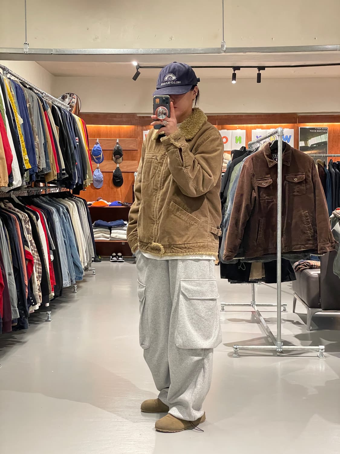 빈티지 코듀로이 쉐르파 자켓   상품이미지3