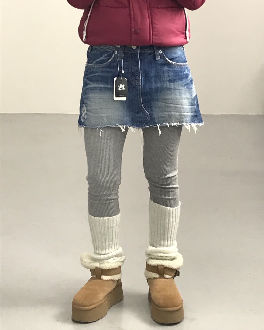 Jpn kitsch denim mini skirts 상품이미지3