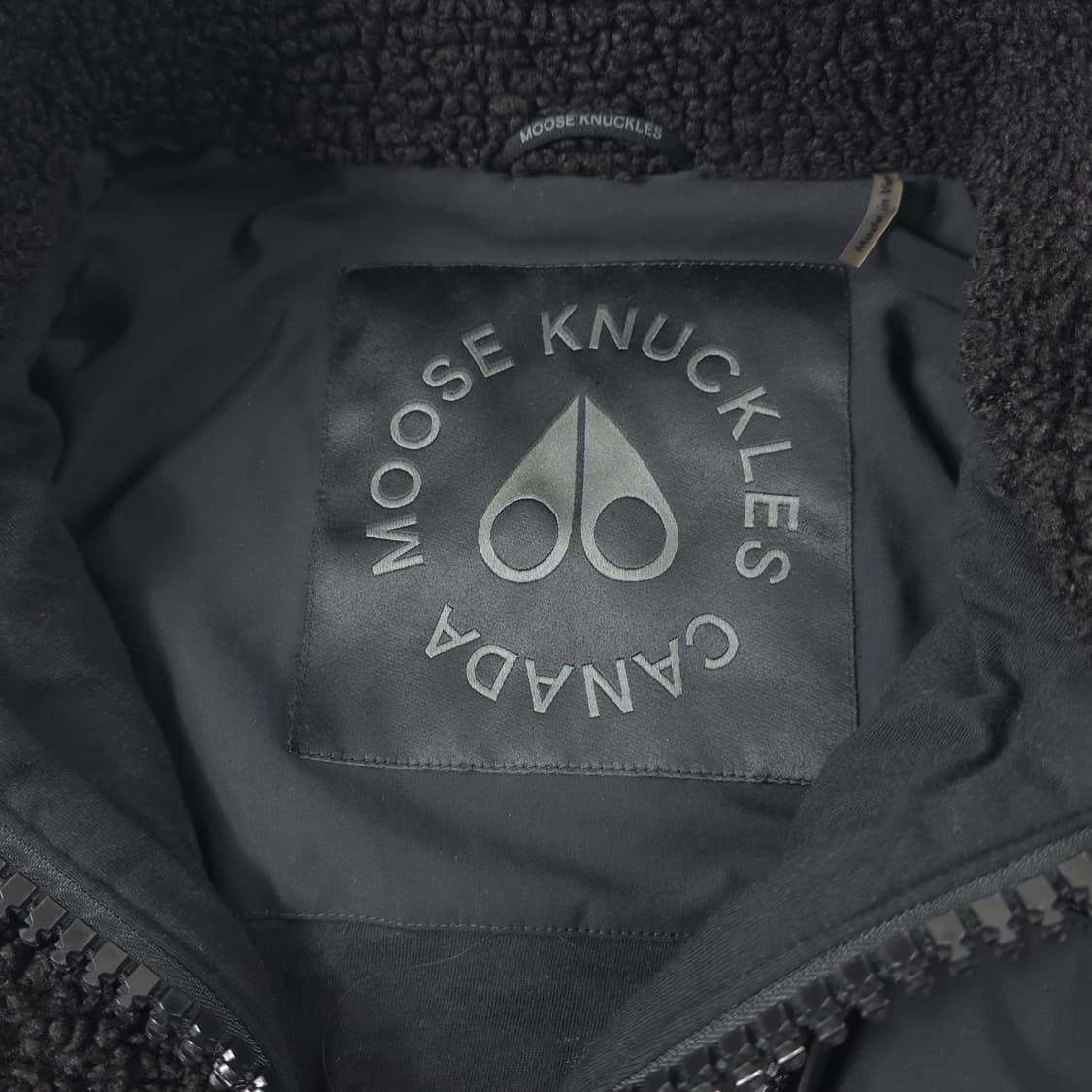 무스너클 사글렉 플리스 집업 블랙 (M) 상품이미지4