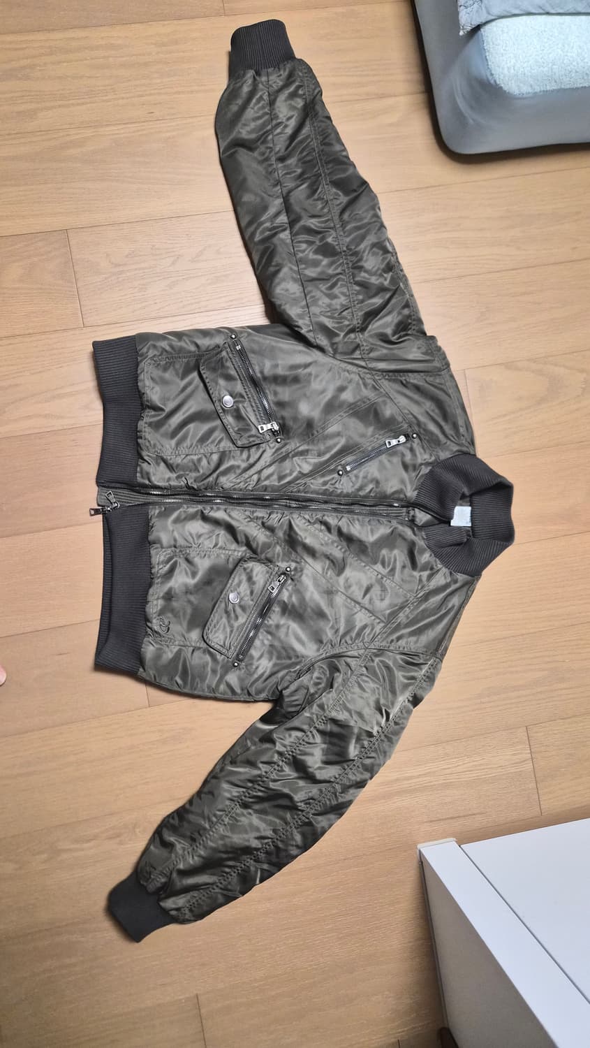 Dandel 단델 크롭 자켓 2사이즈 카키 상품이미지1